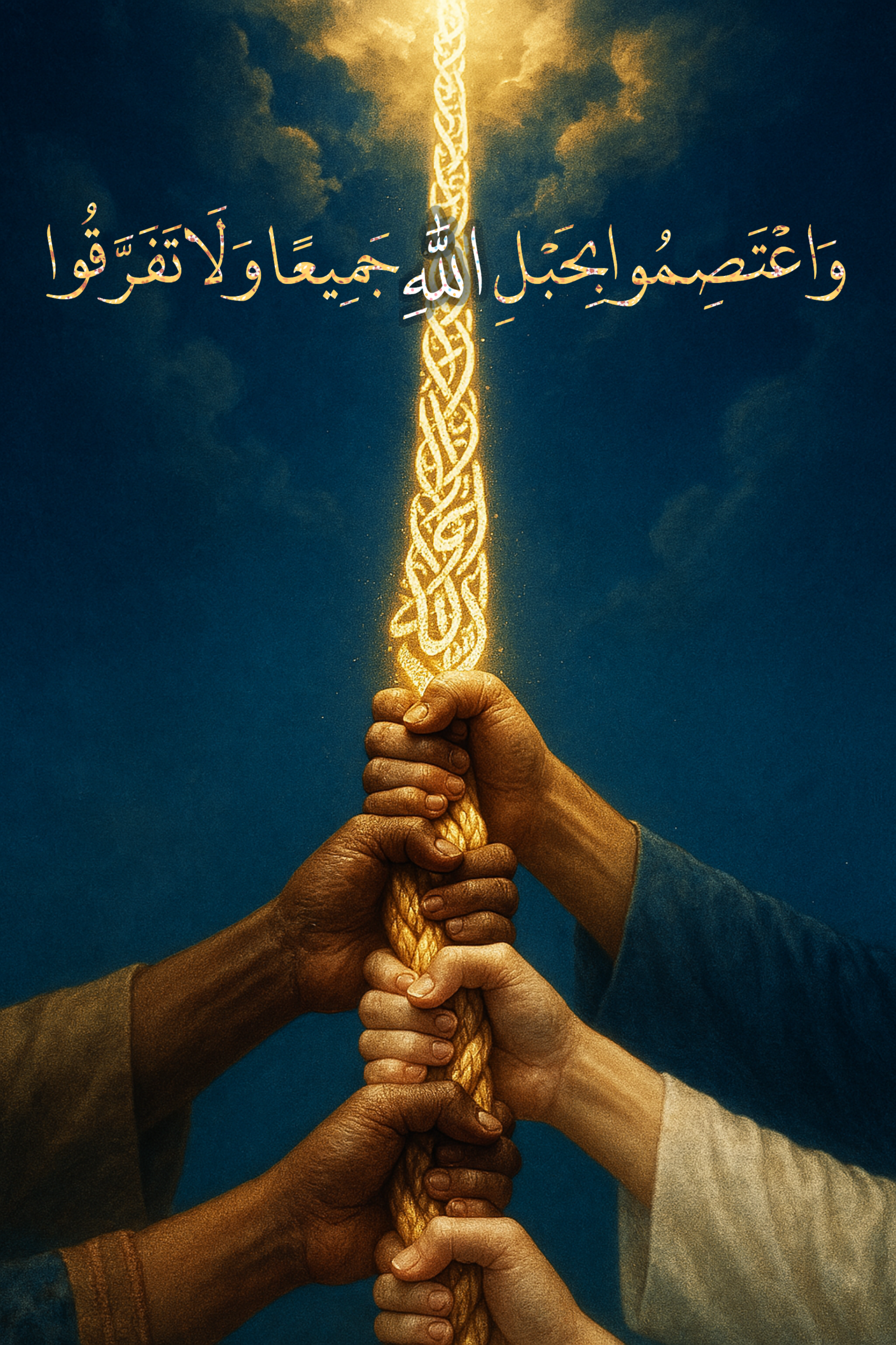 واعتصموا بحبل الله جمیعا و لا تفرقوا